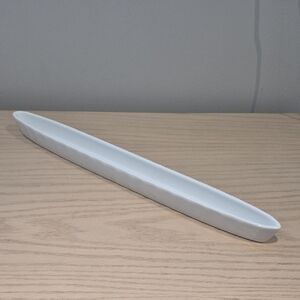 Elegant White Ceramic Tray